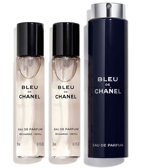 bleu de chanel refillable|bleu De Chanel travel refill.